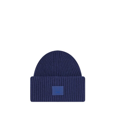 BEANIE LARGE FACE LOGO NAVY