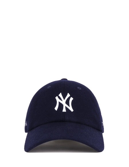 HAT YANKEES SERIF WOOL NAVY WHITE