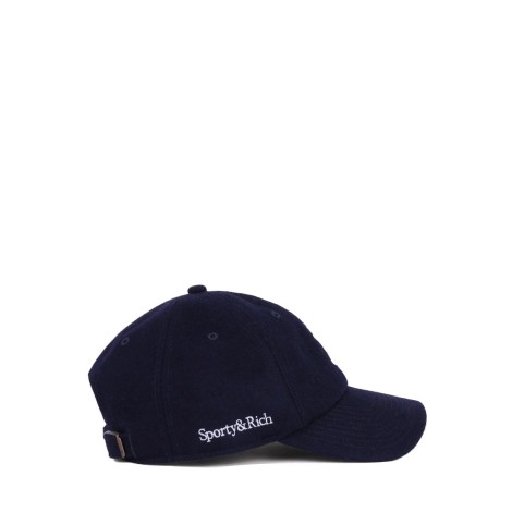 HAT YANKEES SERIF WOOL NAVY WHITE