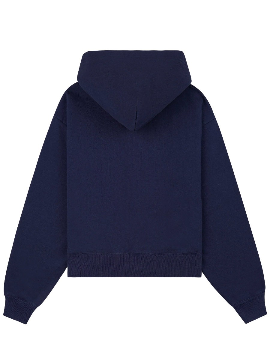 HOODIE ZIP HOME RUN CROPPED NAVY