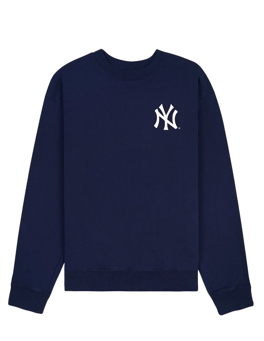 CREWNECK YANKEES SERIF NAVY