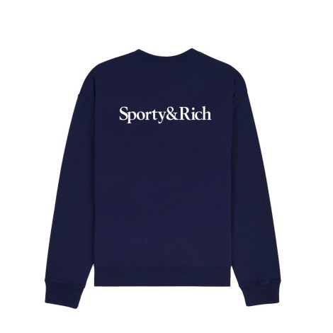 CREWNECK YANKEES SERIF NAVY