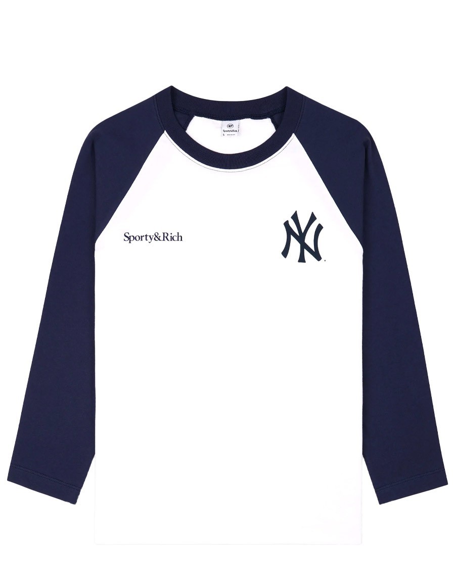 TSHIRT YANKEES SERIF BASEBALL WHITE