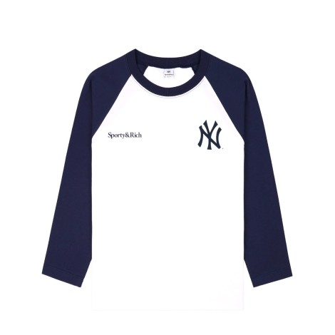 TSHIRT YANKEES SERIF BASEBALL WHITE