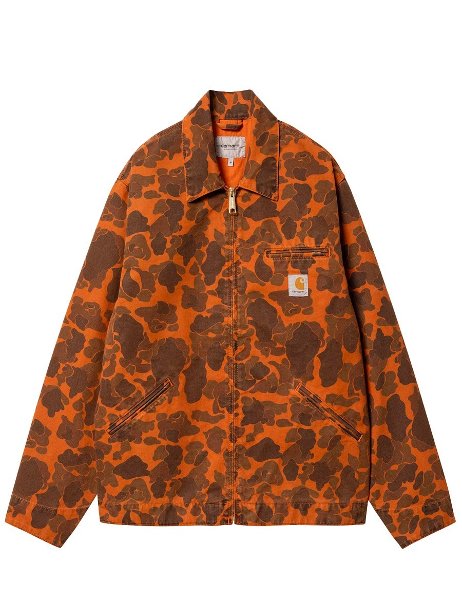 JACKET DUCK DETROIT CAMO TURMERIC