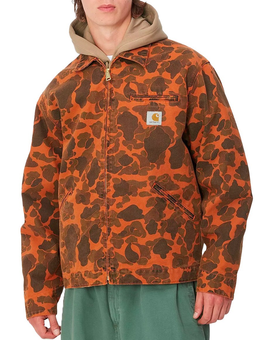 JACKET DUCK DETROIT CAMO TURMERIC