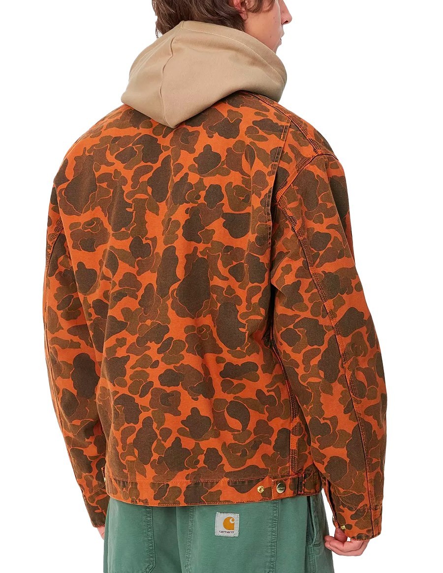 JACKET DUCK DETROIT CAMO TURMERIC