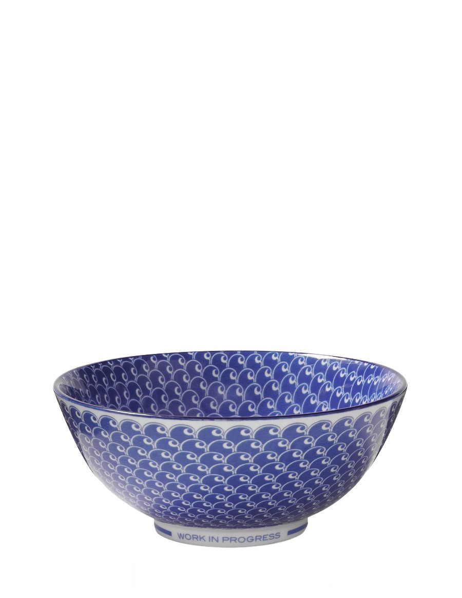 NOODLE BOWL WHITE / BLUE