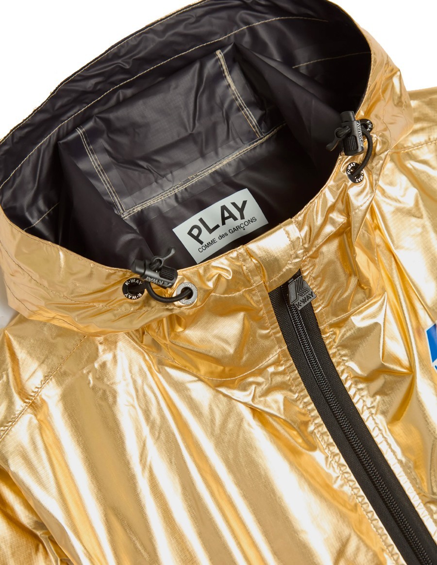 Jacket Kway X Comme des Garçons Emblem Gold