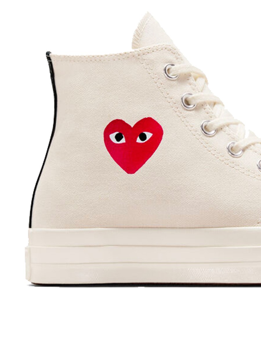 Converse x Comme des Garçons Play CT70 - Red Heart White