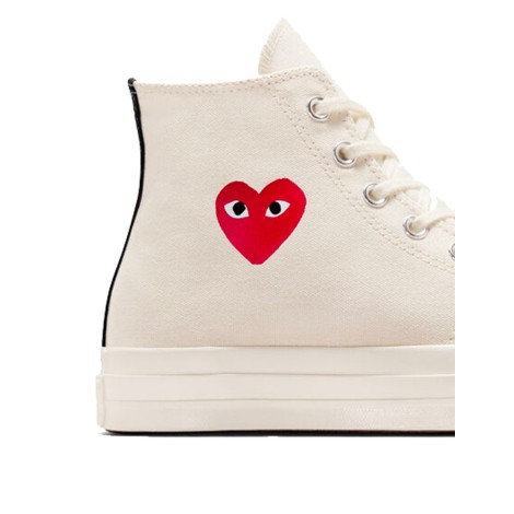 Converse x Comme des Garçons Play CT70 - Red Heart White