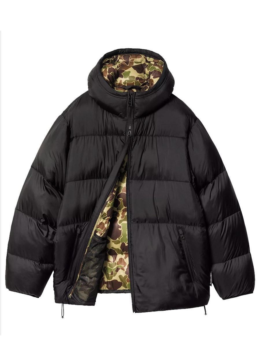 TORONTO JACKET BLACK / CAMO DUCK, GREEN