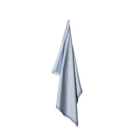 TEA TOWEL SET WHITE / BLUE