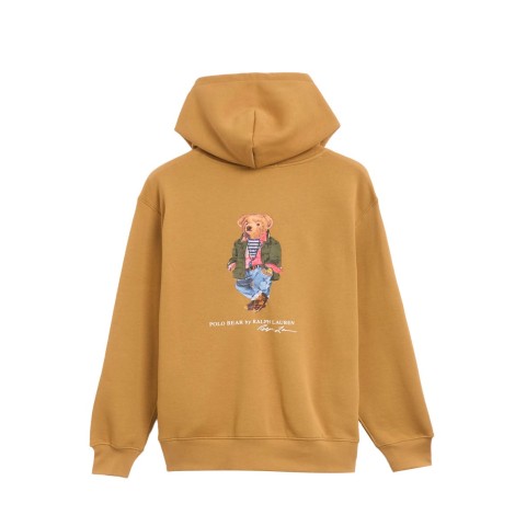 SWEATSHIRT POLO BEAR CAMEL