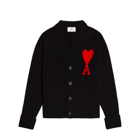 CARDIGAN AMI DE COEUR NOIR ROUGE