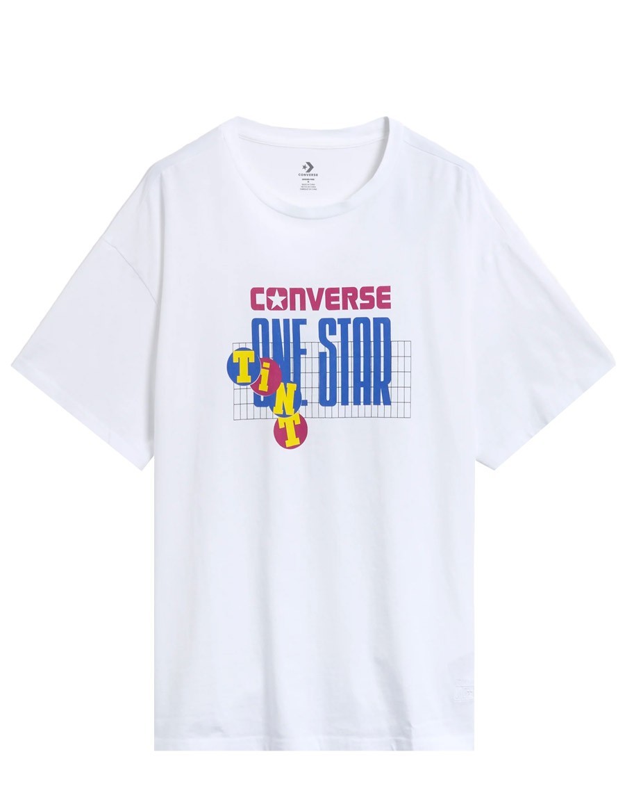 TSHIRT TNT VINTAGE RETRO OPTICAL WHITE