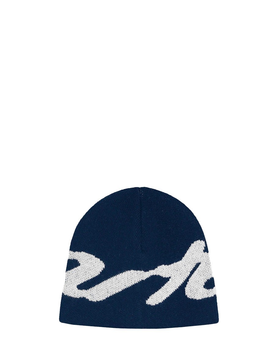 BIG LOGO BEANIE NAVY