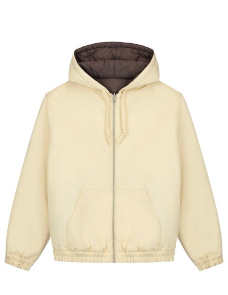 REVERSIBLE HOODED JACKET NATURAL