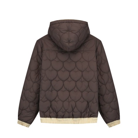 REVERSIBLE HOODED JACKET NATURAL