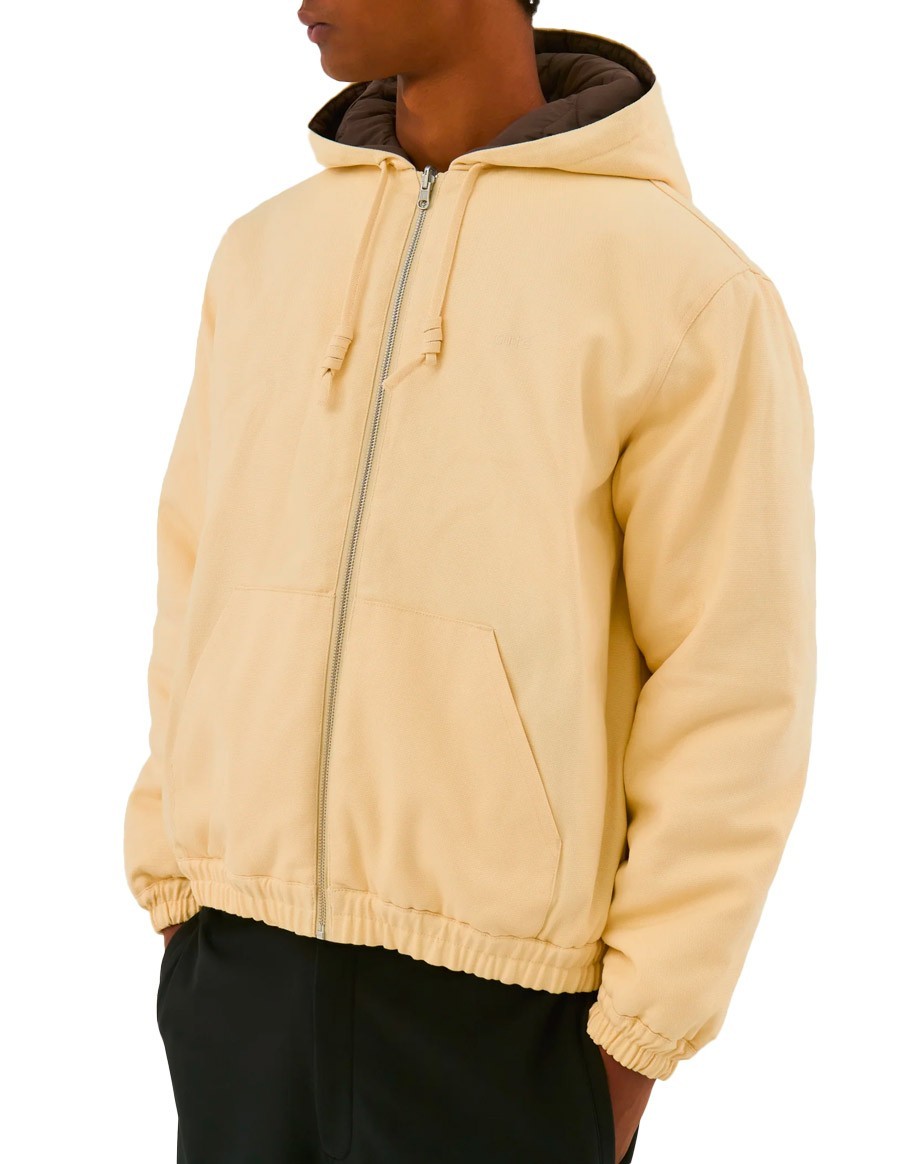 REVERSIBLE HOODED JACKET NATURAL