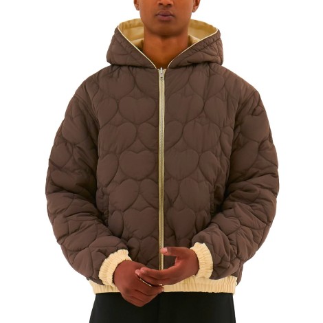 REVERSIBLE HOODED JACKET NATURAL