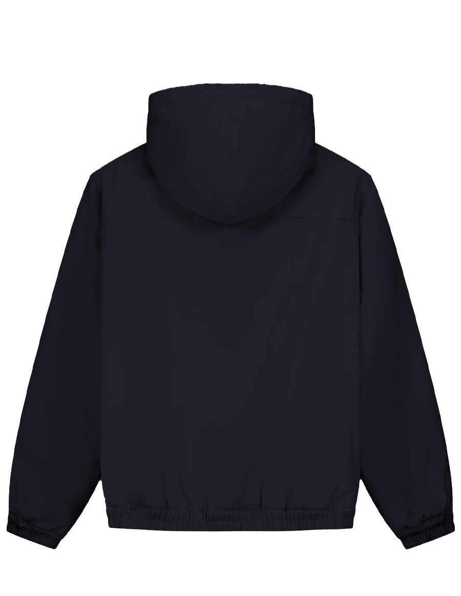 REVERSIBLE HOODED JACKET NAVY