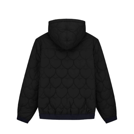 REVERSIBLE HOODED JACKET NAVY