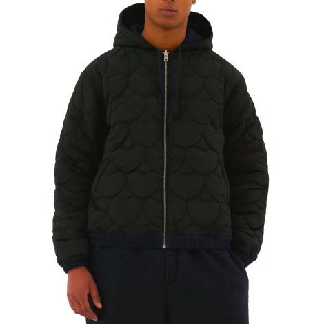 REVERSIBLE HOODED JACKET NAVY