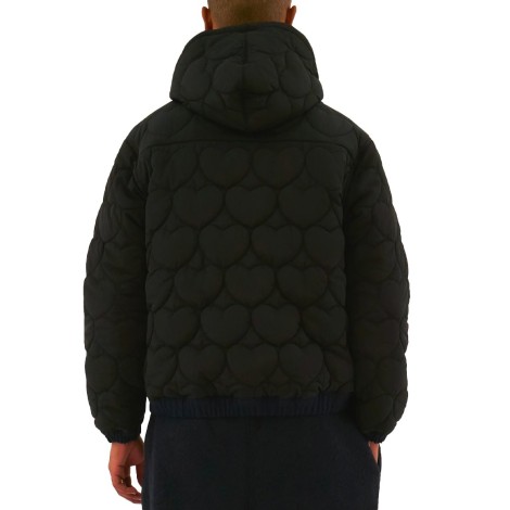 REVERSIBLE HOODED JACKET NAVY