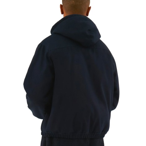 REVERSIBLE HOODED JACKET NAVY