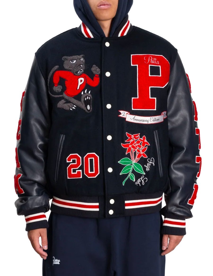 PATTA 20TH ANNIVERSARY VARSITY JACKET NAVY