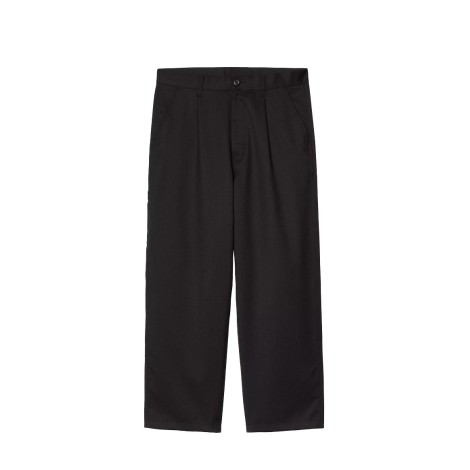 PANT SEATON WOOL TWILL BLACK