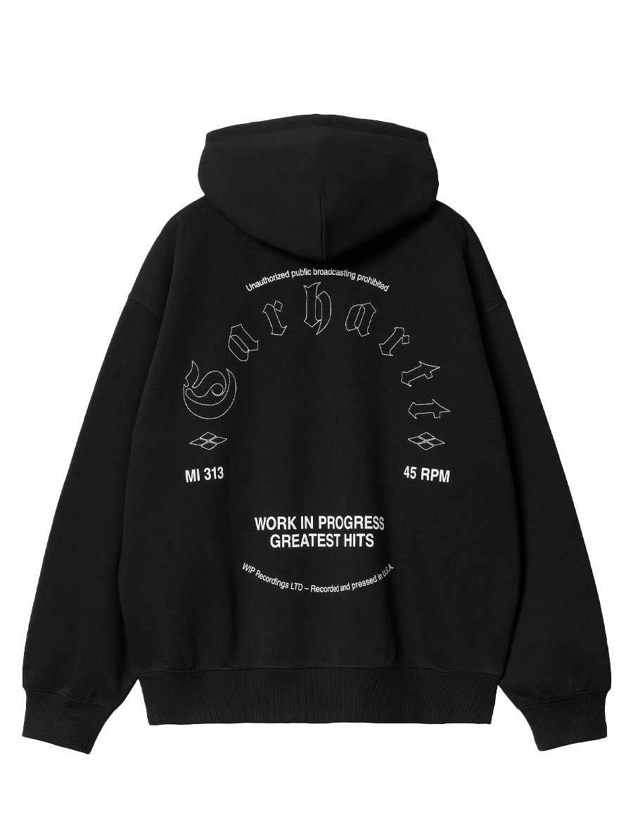 HOODED GREATEST HITS BLACK WHITE