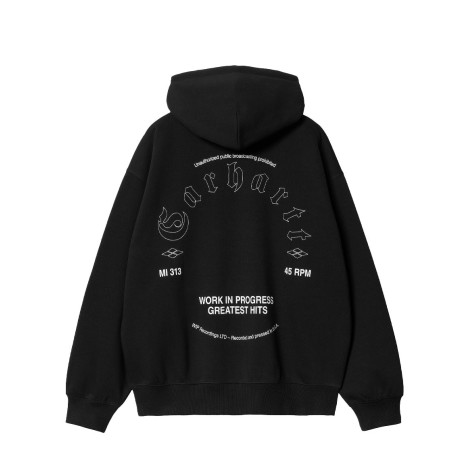 HOODED GREATEST HITS BLACK WHITE