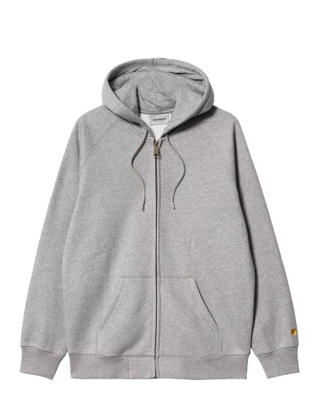 JACKET HOODED CHASE GREY HEATHER