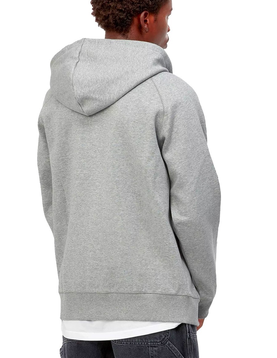 JACKET HOODED CHASE GREY HEATHER