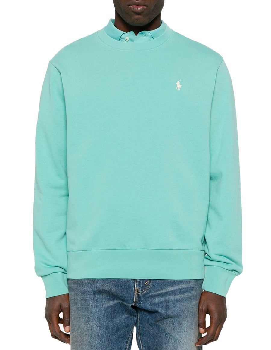 SWEATSHIRT LOOPBACK TERRY GREEN