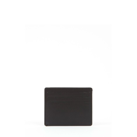 CARDHOLDER SMALL FOUR-STITCH BLACK