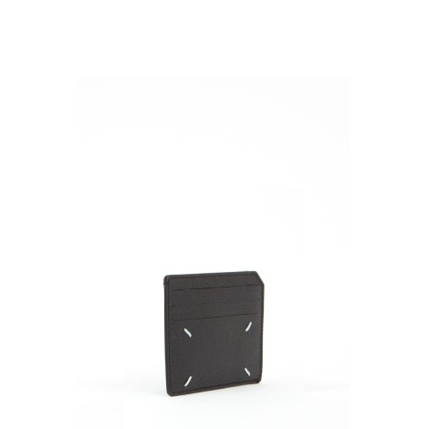 CARDHOLDER SMALL FOUR-STITCH BLACK