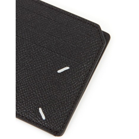 CARDHOLDER SMALL FOUR-STITCH BLACK