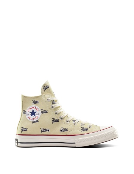 CHUCK 70 HI NATURAL IVORY INSIGNIA BLUE CREAM