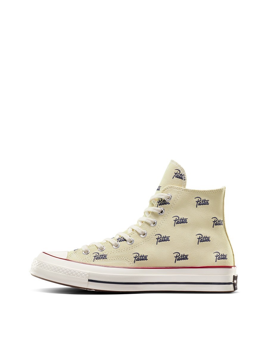 CHUCK 70 HI NATURAL IVORY INSIGNIA BLUE CREAM