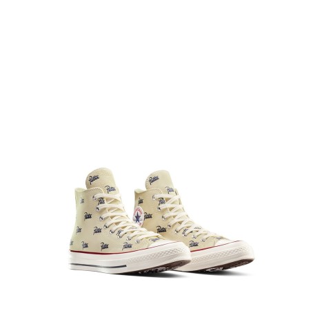 CHUCK 70 HI NATURAL IVORY INSIGNIA BLUE CREAM