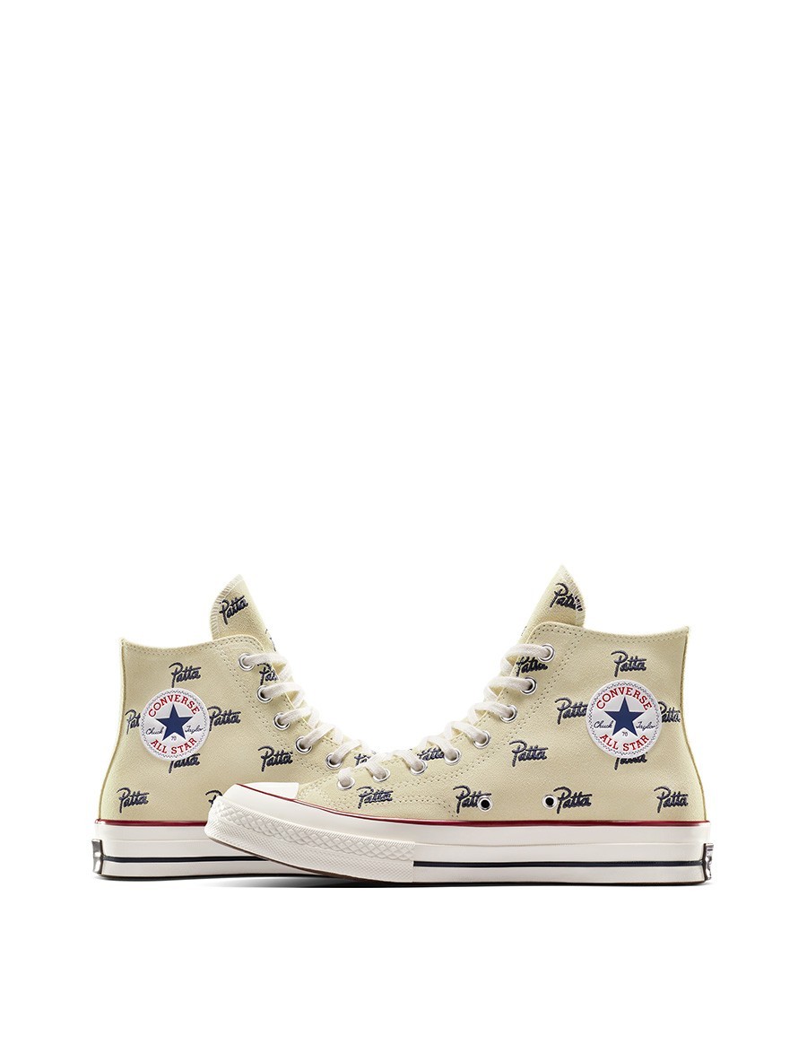 CHUCK 70 HI NATURAL IVORY INSIGNIA BLUE CREAM