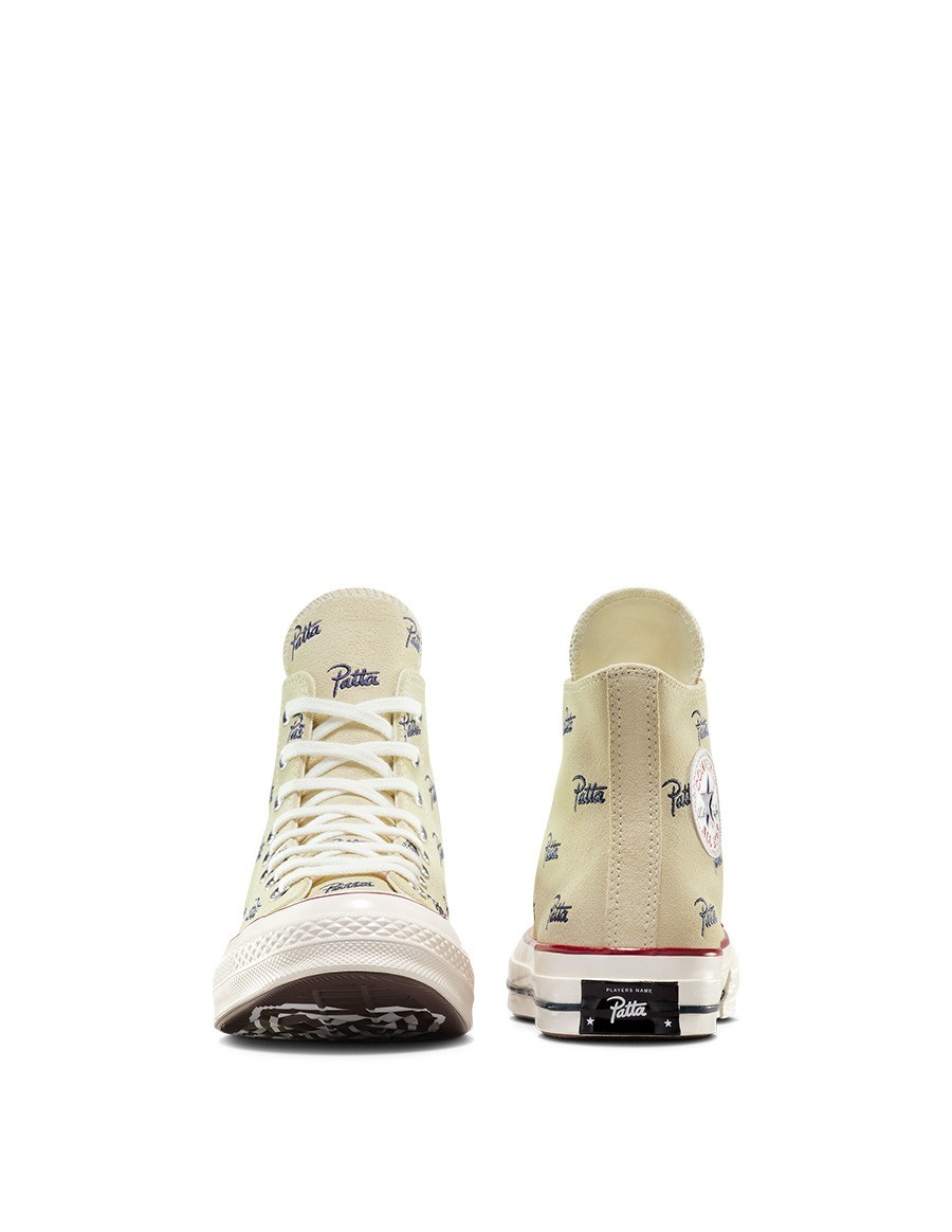 CHUCK 70 HI NATURAL IVORY INSIGNIA BLUE CREAM