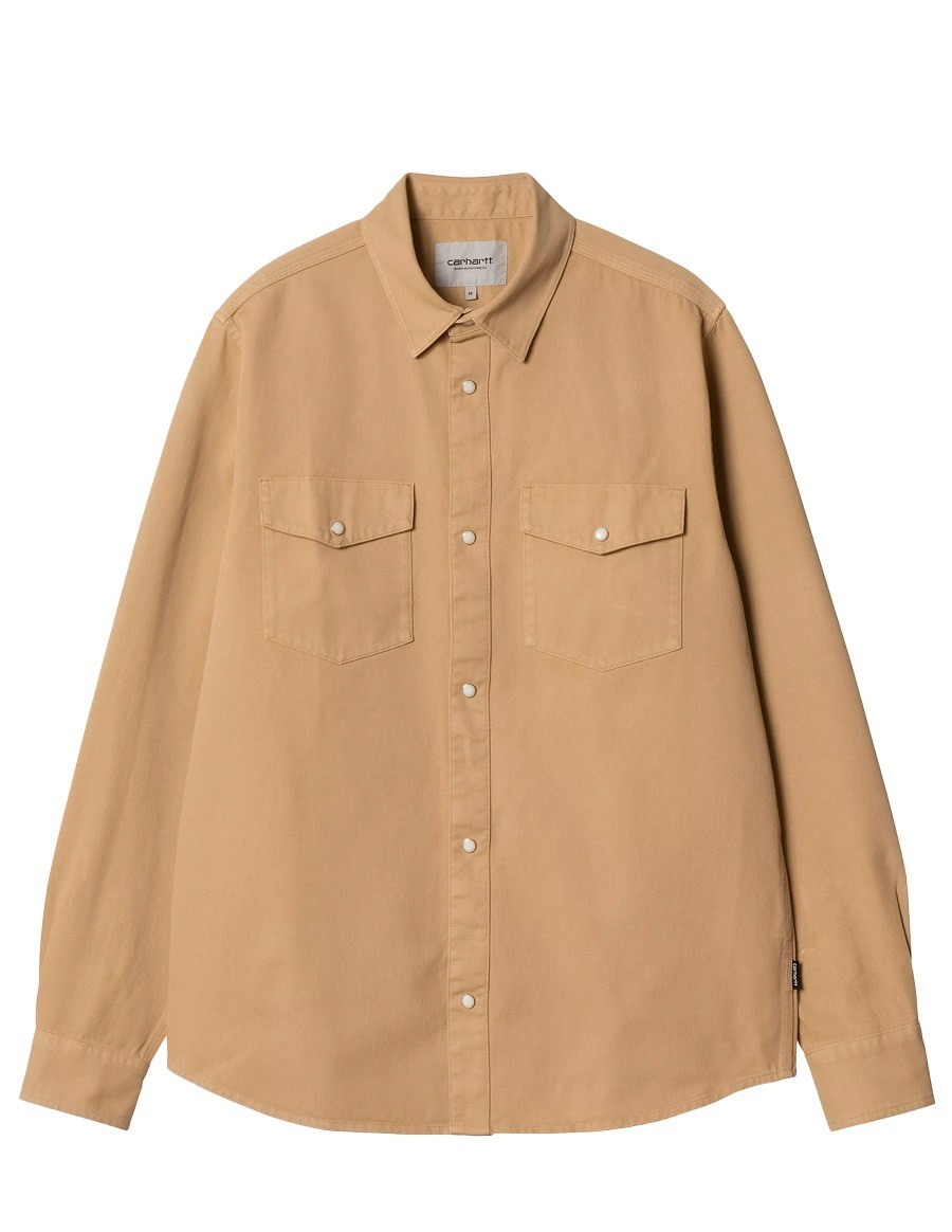 SHIRT L/S SANTA FE DUSTY H BROWN