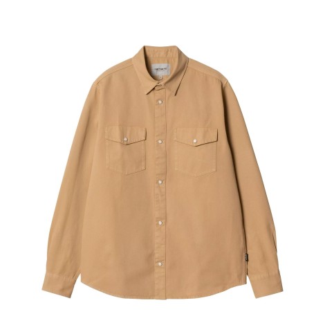 SHIRT L/S SANTA FE DUSTY H BROWN