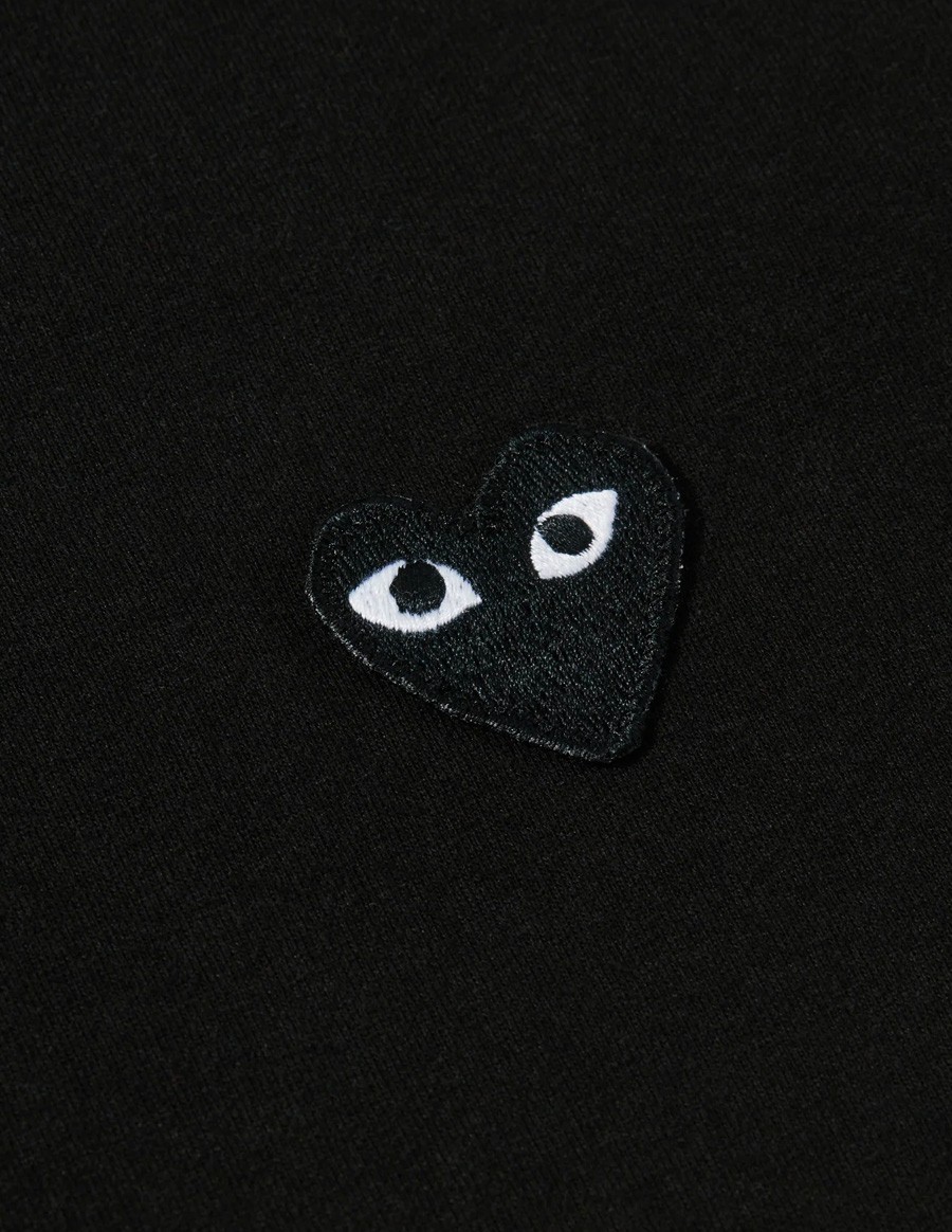 T-SHIRT BLACK HEART BLACK