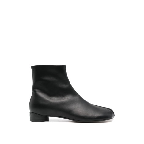 BOTTINES CUIR MM6 NOIR