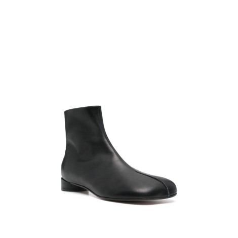 BOTTINES CUIR MM6 NOIR